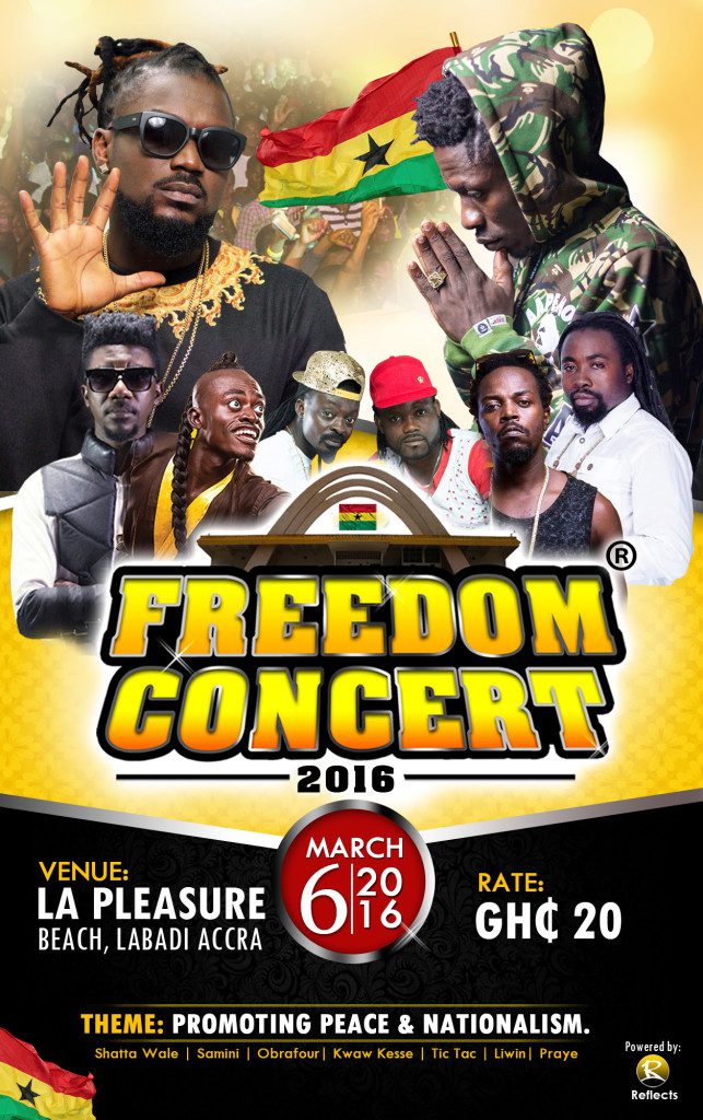 Accra poster Freedom Concert
