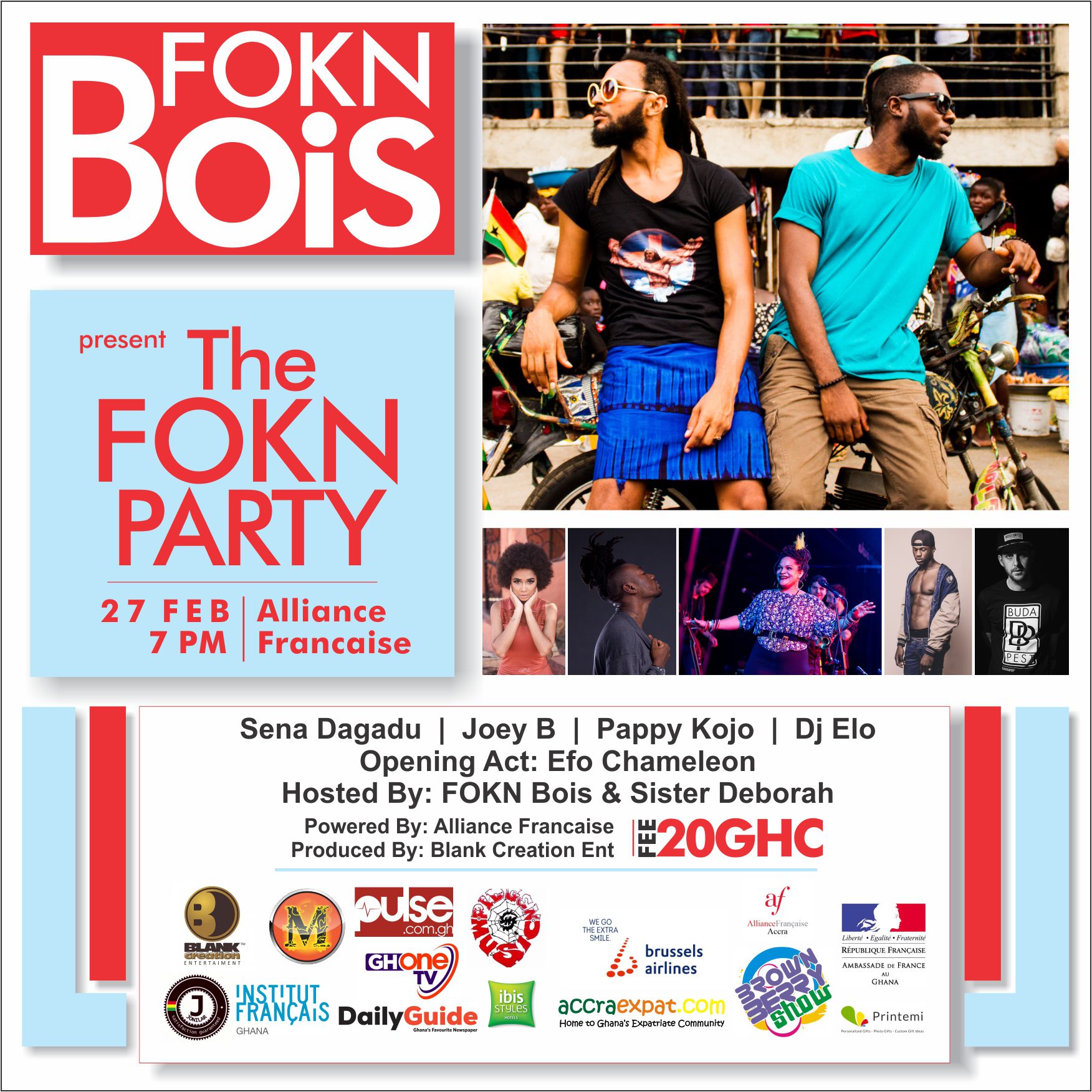 Wanlov the Kubolor and Mensah (FOKN Bois) kick start the year with a ‘FOKN party’