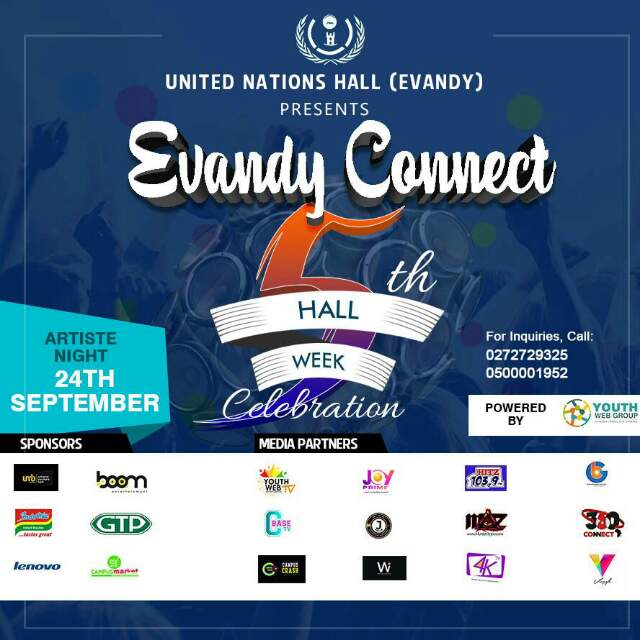 Organisers Of Ghana Tertiary Awards To Welcome Freshmen With “Evandy Connect 16” Event.