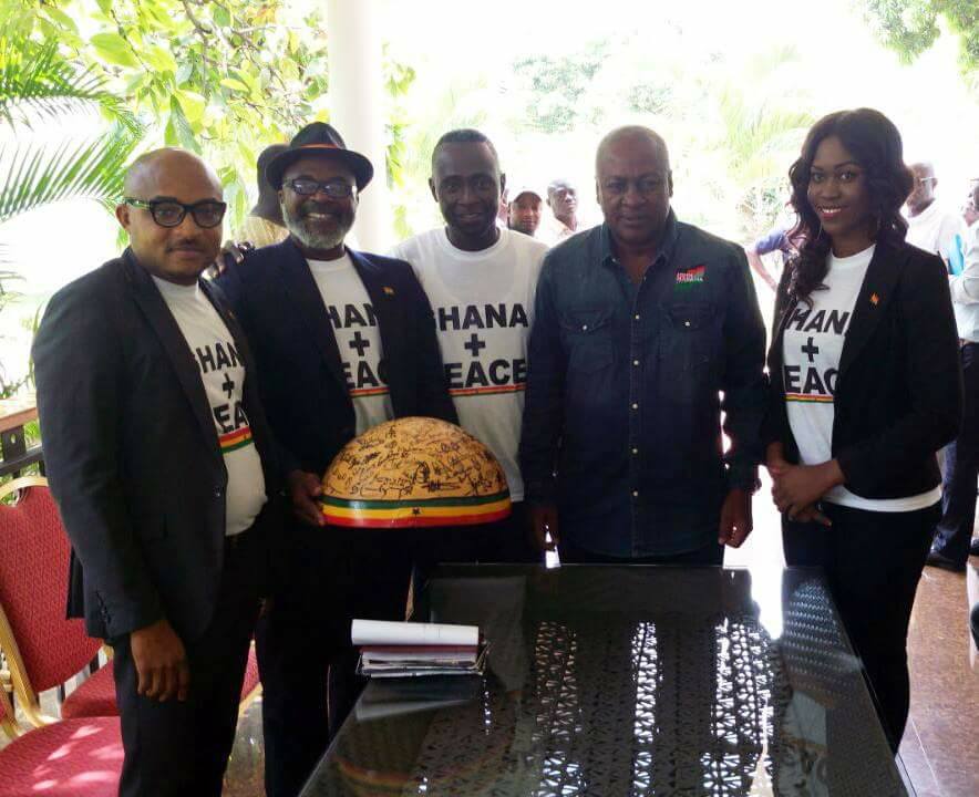 John Mahama endorses the Ghana+Peace Campaign