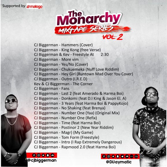 The Monarchy Mixtape 2.0 Playlist
