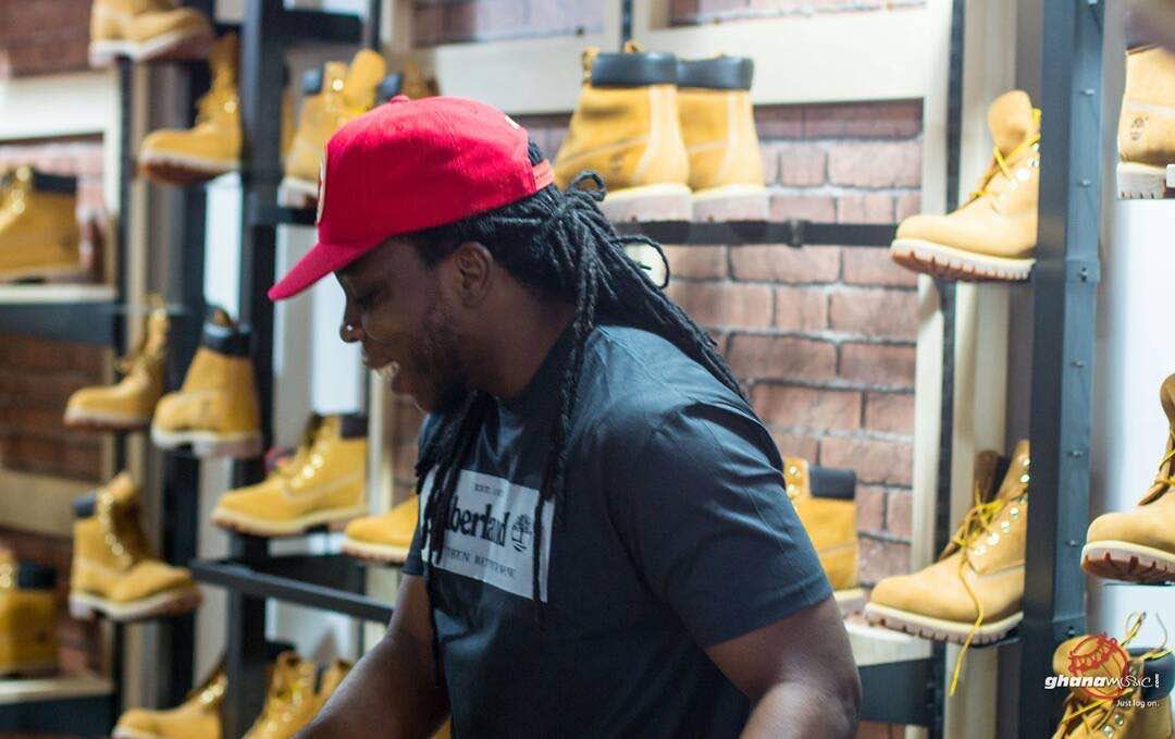 Edem outdoors TIMBERLAND outlet in Tema.