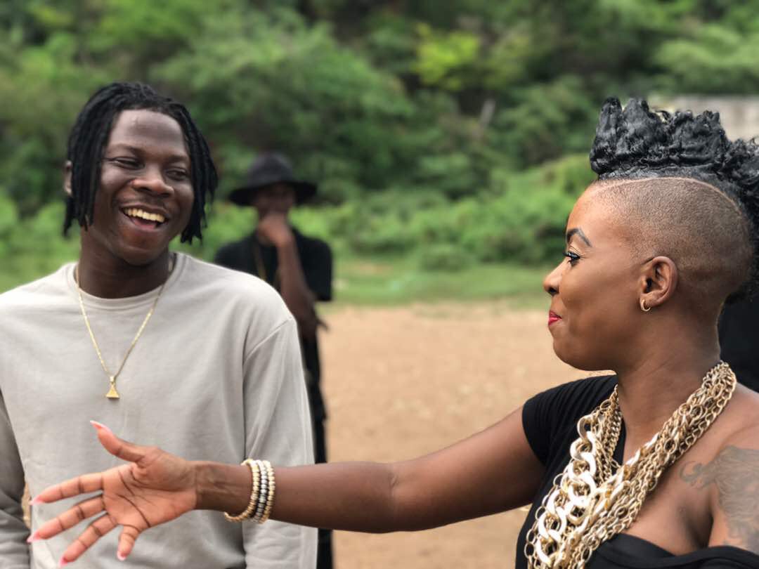 Stonebwoy completes video shoots with Mr. G, Fay Ann Lyons, Khalia in Jamaica