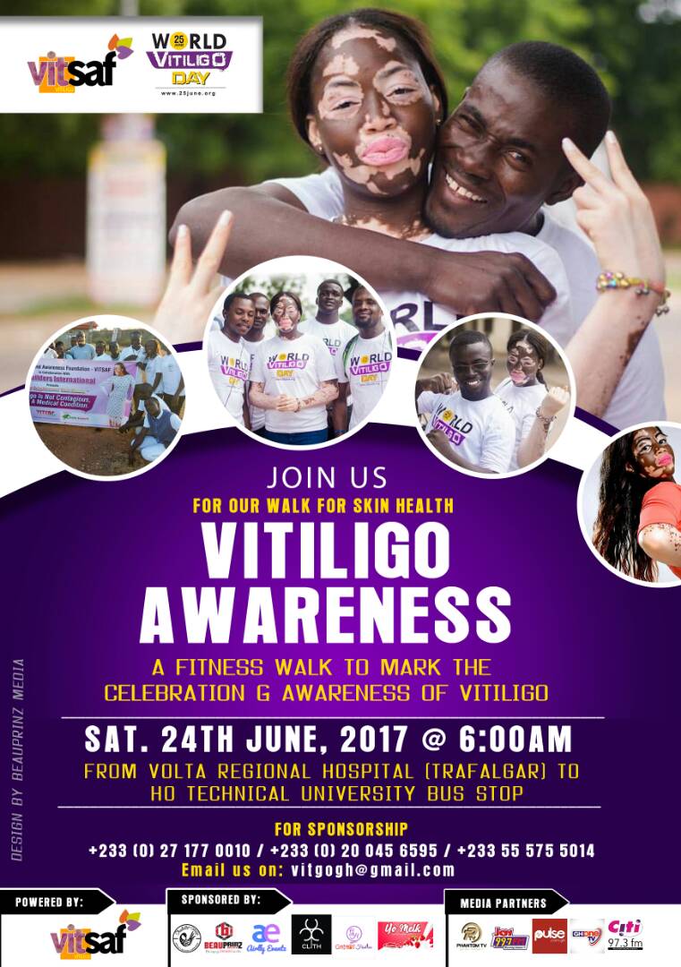 VitSaf and Airlly Eventz to Host World Vitiligo Day in Volta Region.