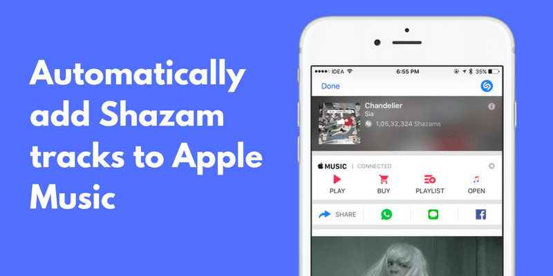 shazam automatically add songs on Jonilarnet