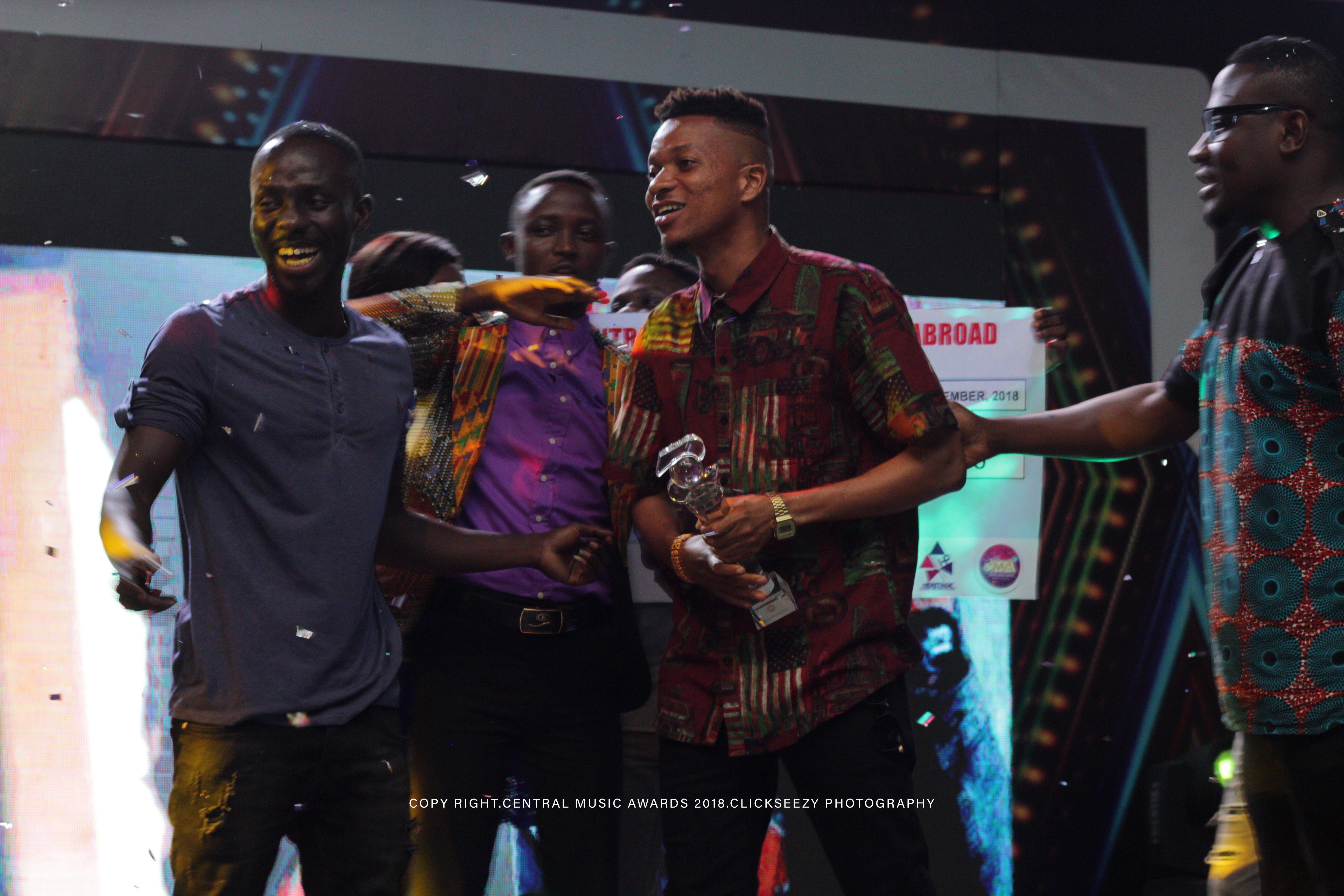 Real mc wins Central music awards 2018 6