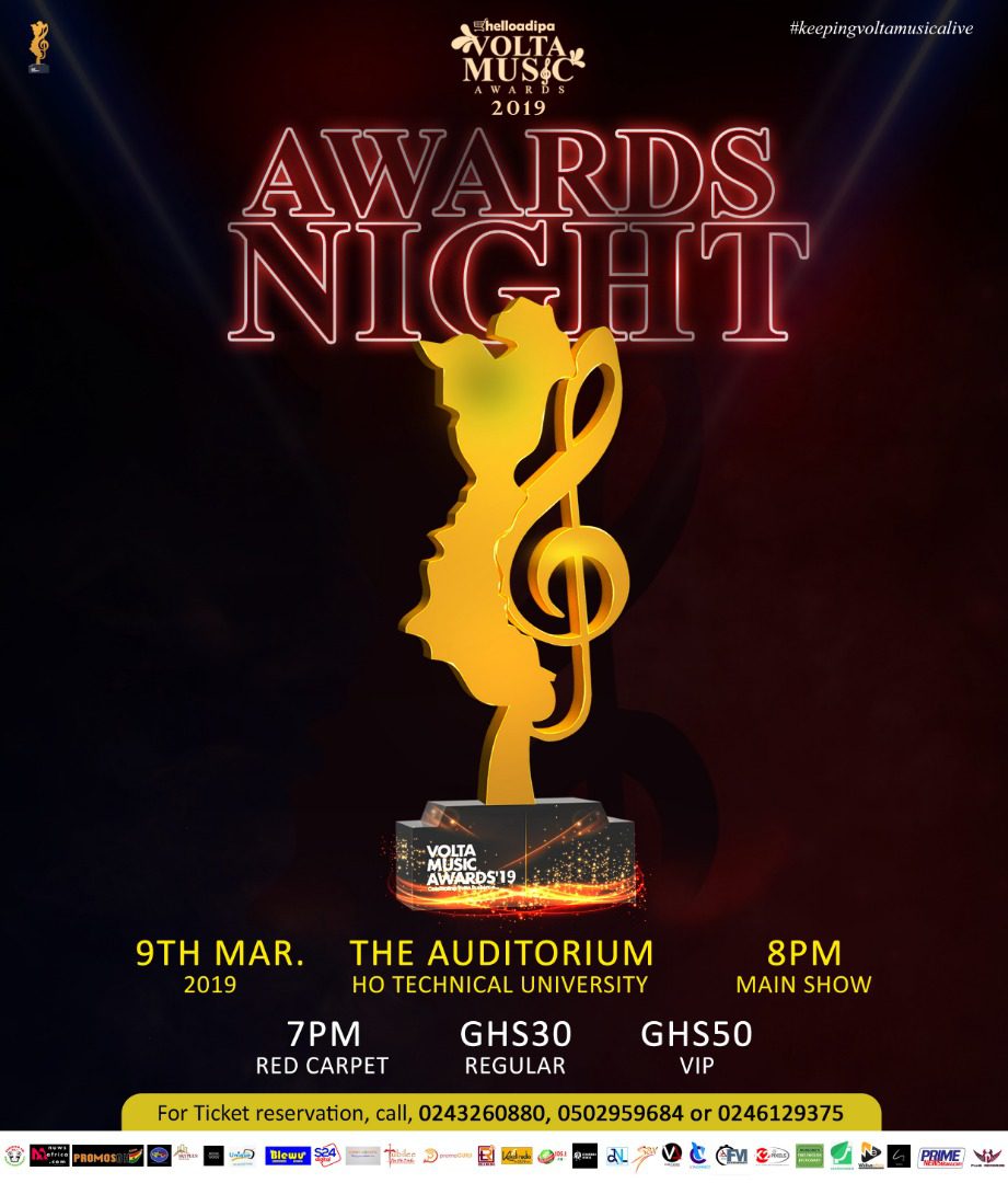 All Is Set For Helloadipa Volta Music Awards On  9th March, 2019