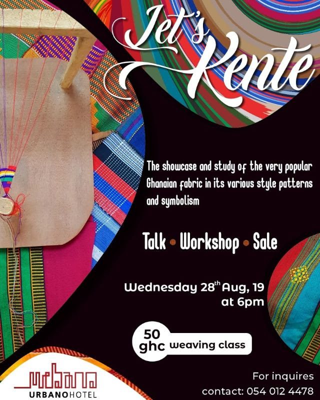 Celebrating Kente at Roots Hotel in Accra