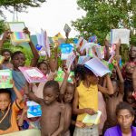Donations of Learning materials at Adome near Atimpoku