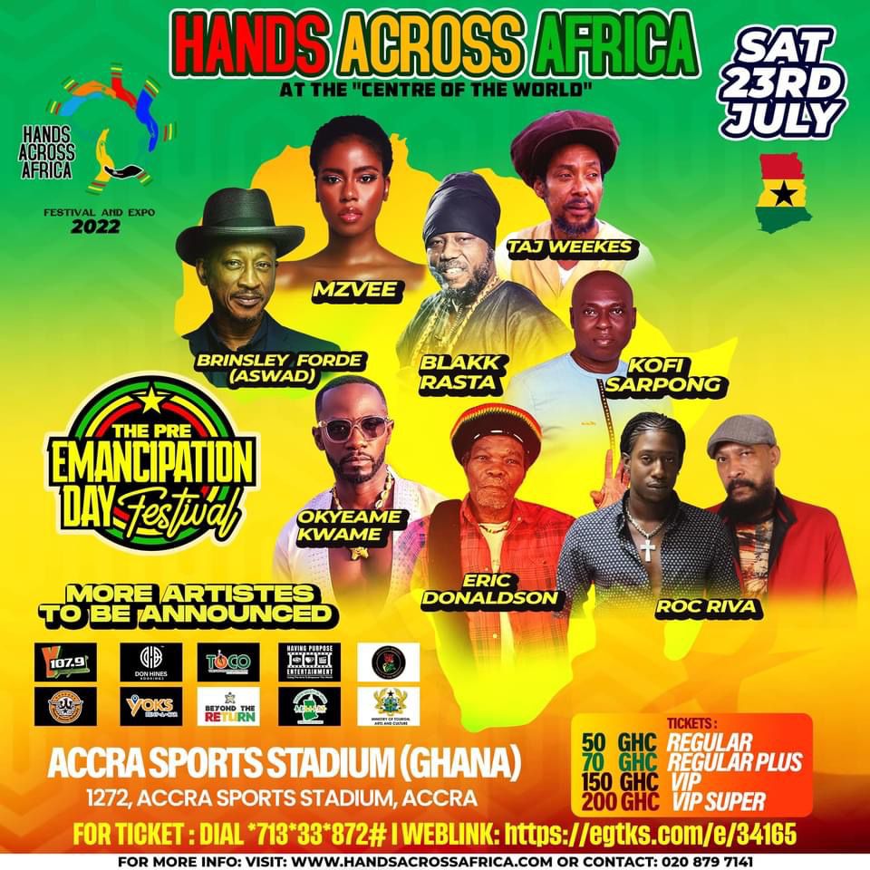 Hands Across Africa Charity Concert Poster