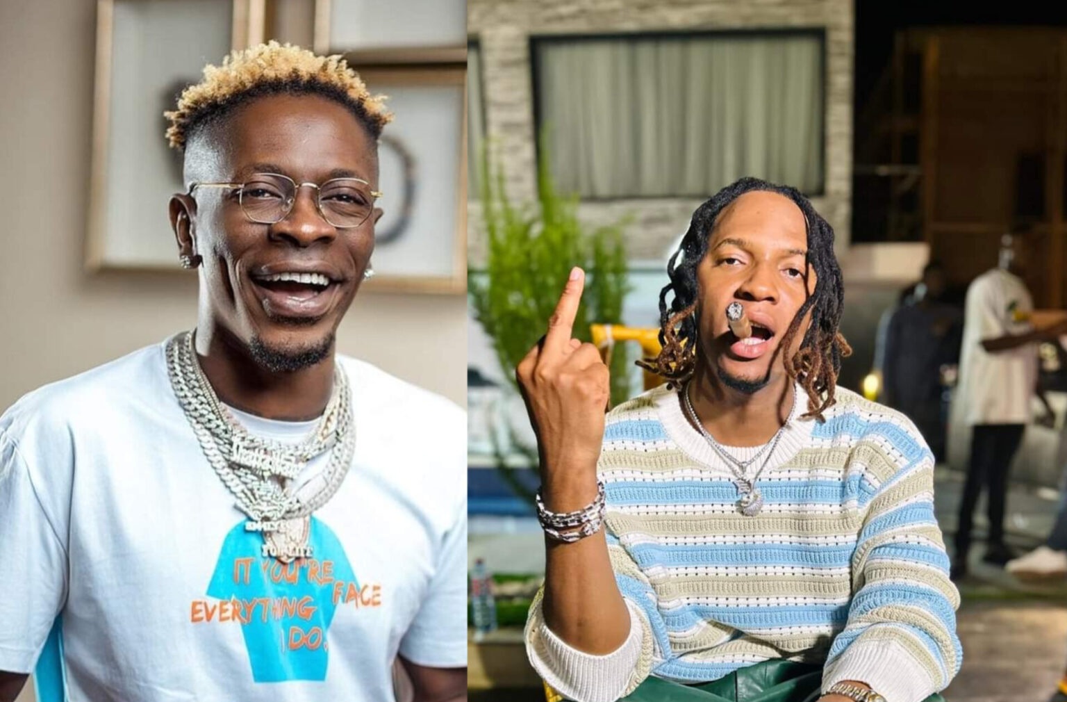 Shatta Wale Pledges To Mentor Young Ghanaian Musician Urg Baby.